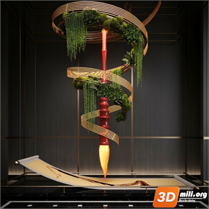 Lobby Decoration Skp Files 